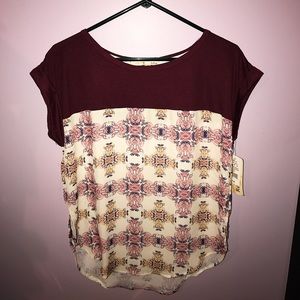 Kohl's Plum Berry Light Blouse